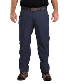 Мужские огнестойкие брюки-карго из рипстопа, большие и высокие Berne