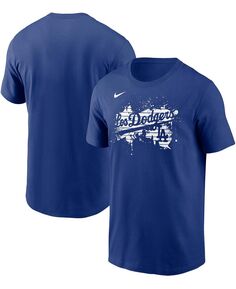 Мужская футболка с графическим рисунком Royal Los Angeles Dodgers City Connect Nike