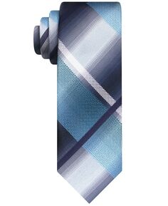 Мужской клетчатый галстук с затененными завитками Van Heusen