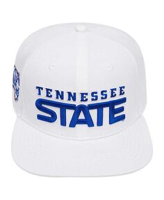 Мужская белая шерстяная шляпа Tennessee State Tigers Evergreen Snapback Pro Standard