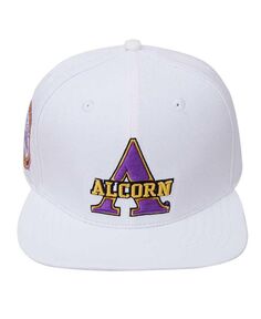 Мужская белая шерстяная шляпа с логотипом Alcorn State Braves Primary Logo Pro Standard