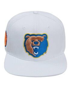 Мужская белая шерстяная шляпа-талисман Morgan State Bears Evergreen Snapback Pro Standard