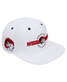 Мужская белая шерстяная шляпа Winston Salem Rams Evergreen Snapback Pro Standard