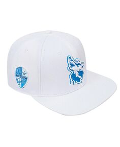 Мужская белая шерстяная шляпа-талисман Cheyney Wolves Evergreen Snapback Pro Standard