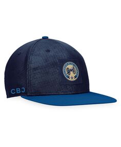 Мужская фирменная темно-синяя кепка Columbus Blue Jackets Authentic Pro с альтернативным логотипом Snapback Fanatics