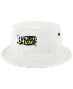Мужская белая шляпа-ведро семинолов штата Флорида с цветными волнами для пляжного клуба League Collegiate Wear