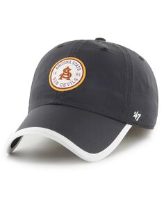 Мужская черная регулируемая шляпа Arizona State Sun Devils Microburst Clean Up &apos;47 Brand
