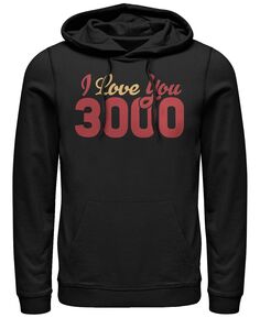 Мужская толстовка с надписью «I Love You 3000» Marvel Avengers Endgame, пуловер с капюшоном Fifth Sun
