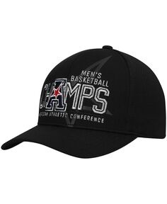 Мужская черная регулируемая шляпа Houston Cougars 2021 AAC, мужская баскетбольная конференция, турнир чемпионов, раздевалка Top of the World