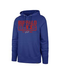 Мужской пуловер с капюшоном Royal Buffalo Bills Box Out Headline &apos;47 Brand