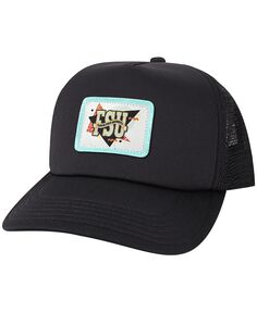 Мужская черная регулируемая шляпа Snapback с логотипом Florida State Seminoles Beach Club Laguna Trucker Snapback League Collegiate Wear