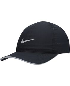 Мужская черная регулируемая шляпа с перьями Nike