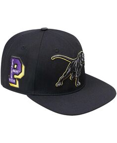 Мужская черная шляпа Prairie View A&amp;M Panthers Arch Over Logo Hat Evergreen Snapback Pro Standard