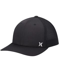 Мужская черная шляпа Mini Icon Trucker Flex Fit Hurley