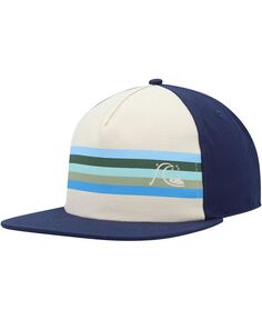 Мужская белая, темно-синяя шляпа Snapback из сплава Quiksilver