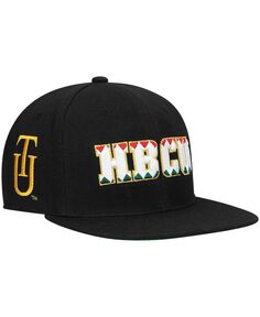 Мужская черная шляпа Snapback с узором Tuskegee Golden Tigers Mitchell &amp; Ness