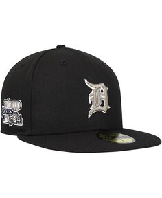 Мужская черная шляпа с камуфляжным покрытием Detroit Tigers 59FIFTY. New Era
