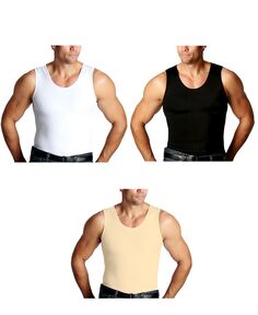 Набор из 3 мужских компрессионных футболок Insta Slim Big &amp; Tall Insta Slim на бретелях Instaslim