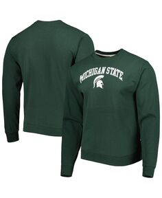 Мужской зеленый флисовый пуловер Michigan State Spartans 1965 Arch Essential, толстовка League Collegiate Wear