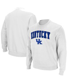 Мужской белый пуловер с логотипом и аркой Kentucky Wildcats Colosseum