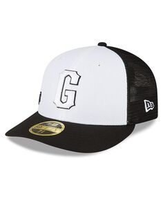 Мужская бело-черная бейсболка San Francisco Giants 2023 для тренировок на поле с низким профилем 59FIFTY Облегающая шляпа New Era