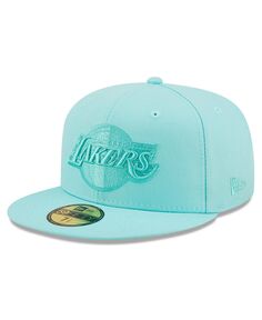 Мужская бирюзовая бейсболка Los Angeles Lakers Color Pack 59Fifty. New Era