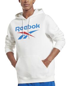 Мужская флисовая толстовка классического кроя с логотипом Identity Reebok