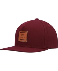 Мужская бордовая кепка VA All The Way Snapback RVCA