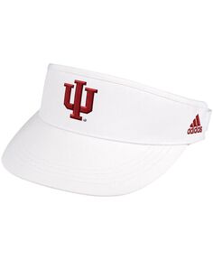 Мужские белые толстовки Indiana Sideline Coach с высоким козырьком adidas