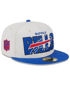 Мужская шляпа Stone, Royal Buffalo Bills 2023 NFL Draft на сцене 59FIFTY Облегающая шляпа New Era