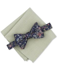 Мужской комплект с галстуком-бабочкой и нагрудным платком Luray с цветочным принтом Bar III