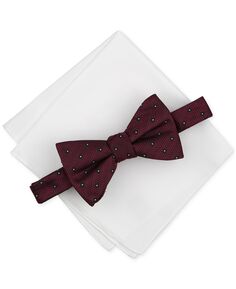 Мужской комплект с галстуком-бабочкой и нагрудным платком в горошек Salley Alfani