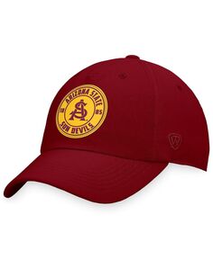 Мужская бордовая регулируемая шляпа штата Аризона Sun Devils Region Top of the World