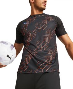 Мужская влагоотводящая рубашка TeamLIGA с геометрическим принтом Puma