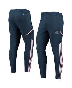 Мужские темно-синие тренировочные брюки Arsenal Club Crest AEROREADY adidas