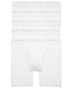 Мужские классические трусы-боксеры из хлопка, 5 шт., нижнее белье Calvin Klein