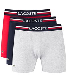 Мужские трусы-боксеры стрейч, 3 предмета Lacoste