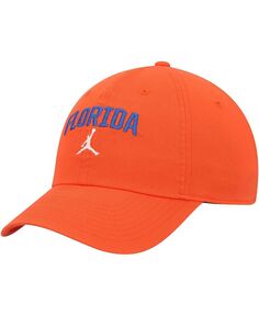 Мужская брендовая оранжевая регулируемая шляпа Florida Gators Heritage86 Arch Performance Jordan