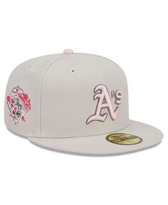 Мужская шляпа цвета хаки Oakland Athletics 2023 Mother&apos;s Day On-Field 59FIFTY. New Era