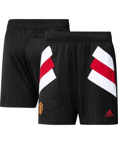 Мужские черные шорты Manchester United Football Icon adidas