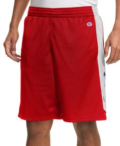 Мужские баскетбольные шорты из сетки с цветными блоками 10 дюймов Champion