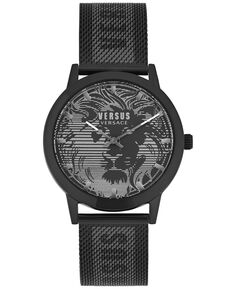 Мужские часы Barbes Domus с двухцветным сетчатым браслетом из нержавеющей стали, 40 мм Versus Versace