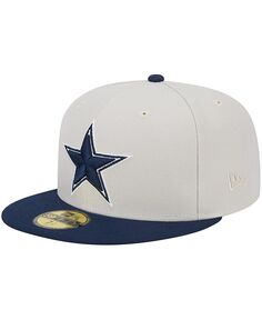 Мужская шляпа цвета хаки, темно-синего цвета с нашивкой чемпионов Суперкубка Dallas Cowboys 59FIFTY. New Era