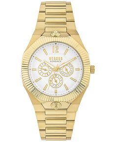 Мужские часы Echo Park с золотым браслетом из нержавеющей стали, 42 мм Versus Versace