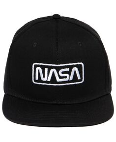Мужская регулируемая бейсбольная кепка с плоским козырьком NASA