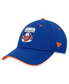 Мужская гибкая кепка с логотипом Royal New York Islanders проекта НХЛ 2023 Fanatics