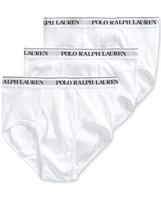 Мужские трусы из хлопка больших и высоких размеров (3 пары) Polo Ralph Lauren