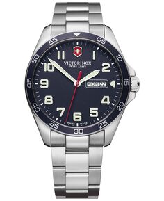 Мужские часы FieldForce с браслетом из нержавеющей стали, 42 мм Victorinox