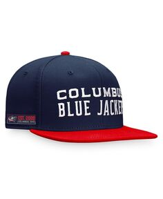 Мужские фирменные темно-синие, красные куртки Columbus Blue Iconic шляпа Snapback с цветными блоками Fanatics