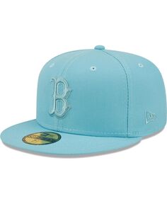 Мужская голубая приталенная шляпа Boston Red Sox Color Pack 59FIFTY New Era